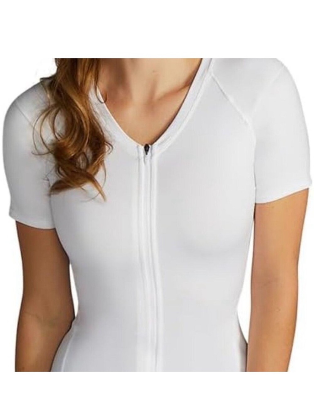 Tommie Copper Compression Top Zip-front Short-Sleeve Shirt - Women's Large